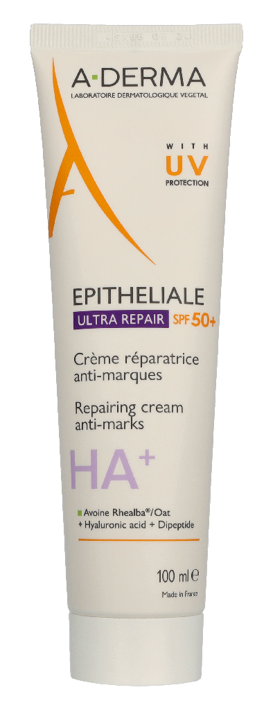 A-Derma Epitheliale Ultra Repair Anti-Marks Repair Cream EPITHELIALE ULTRA REPAIR CRÈME RÉPARATRICE ANTI-MARQUES SPF50+ 100 ml