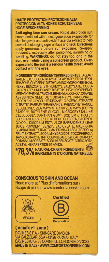 Comfort Zone Sun Soul Face Cream SPF30 60 ml