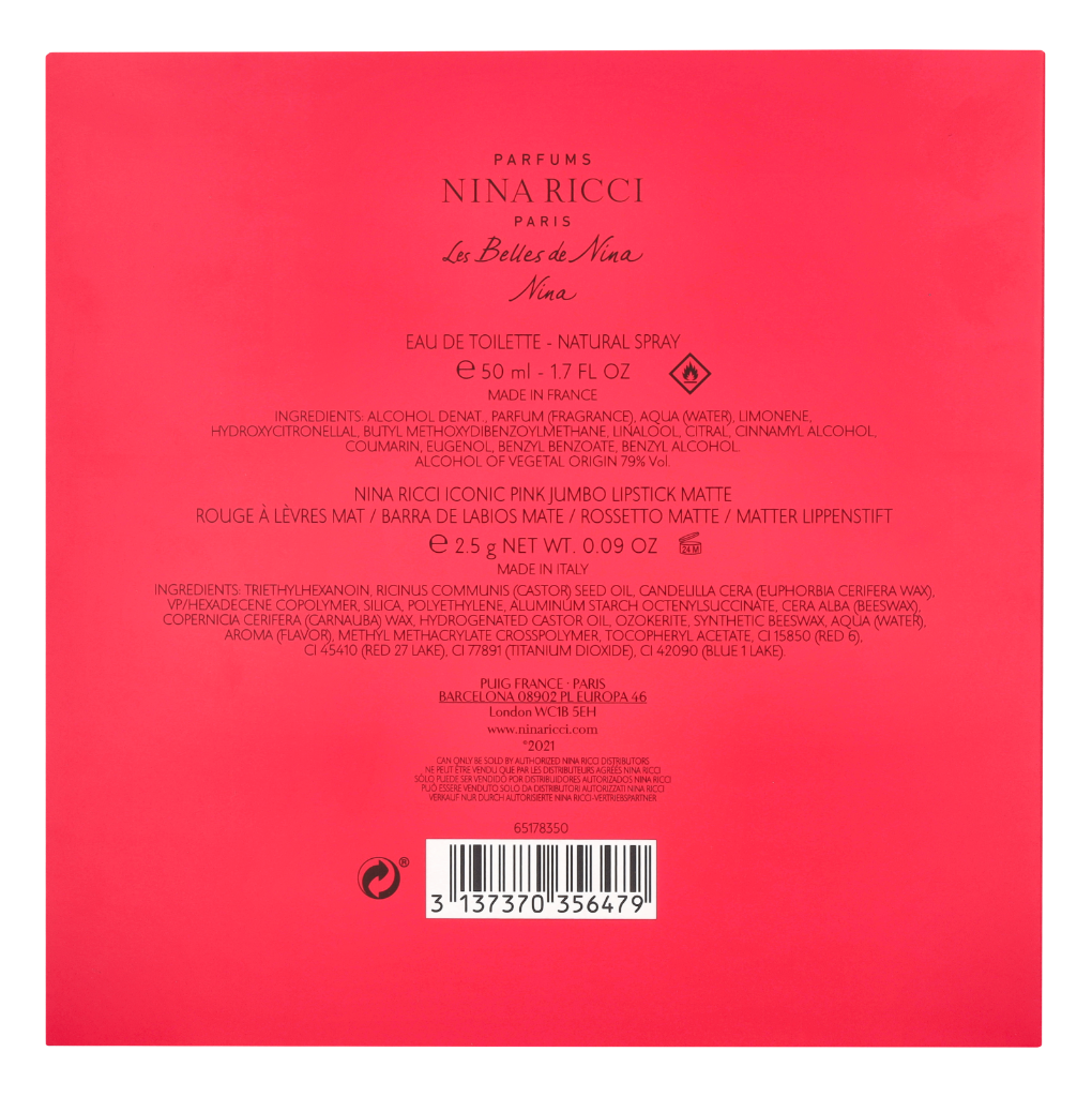 Nina Ricci Nina Giftset