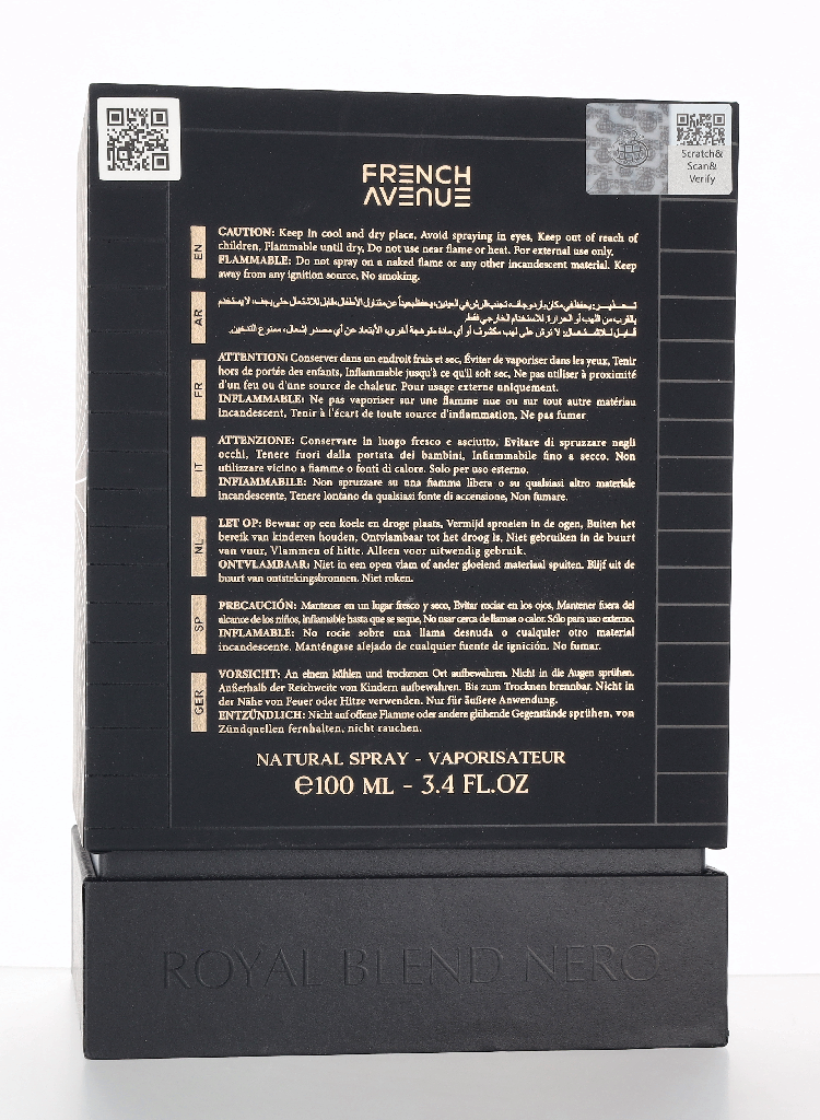 French Avenue Royal Blend Nero Edp Spray 100 ml