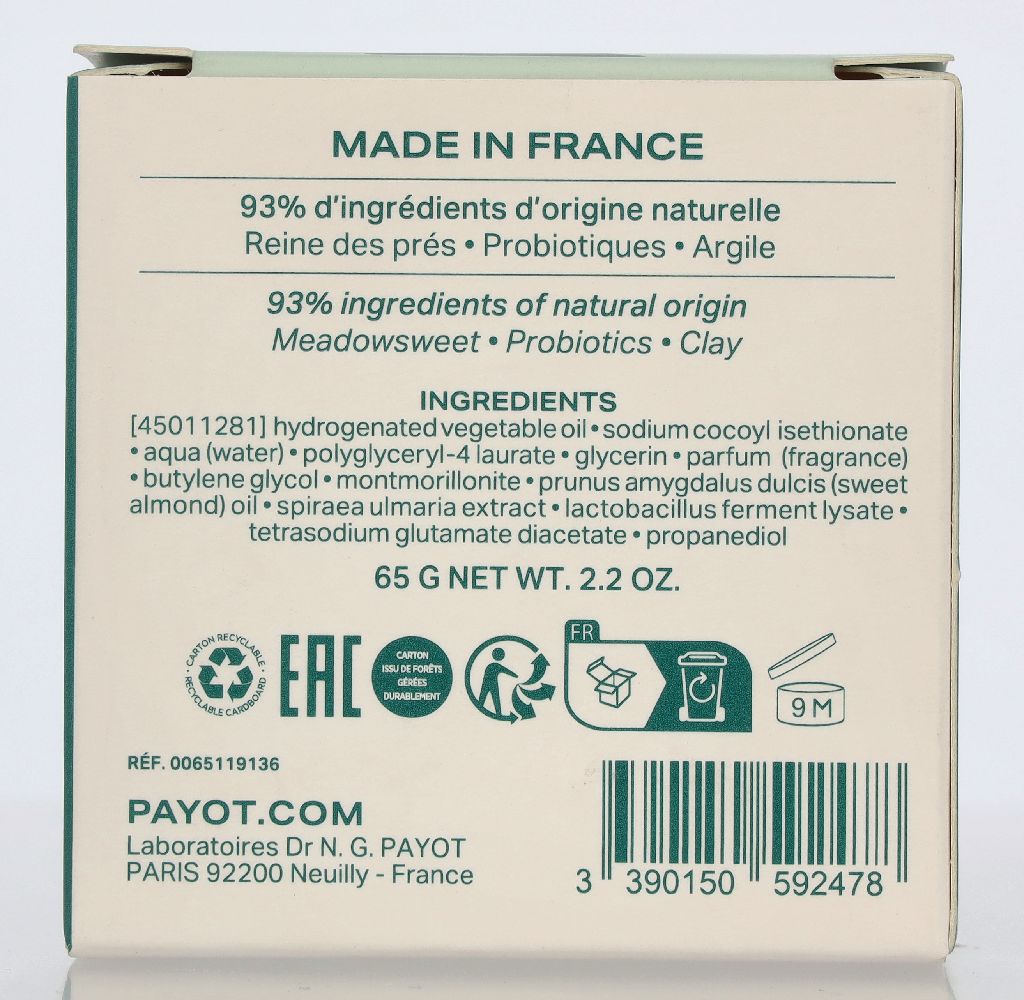 Payot Pate Grise Pain 65 g