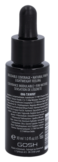 Gosh Foundation Drops SPF10 30 ml