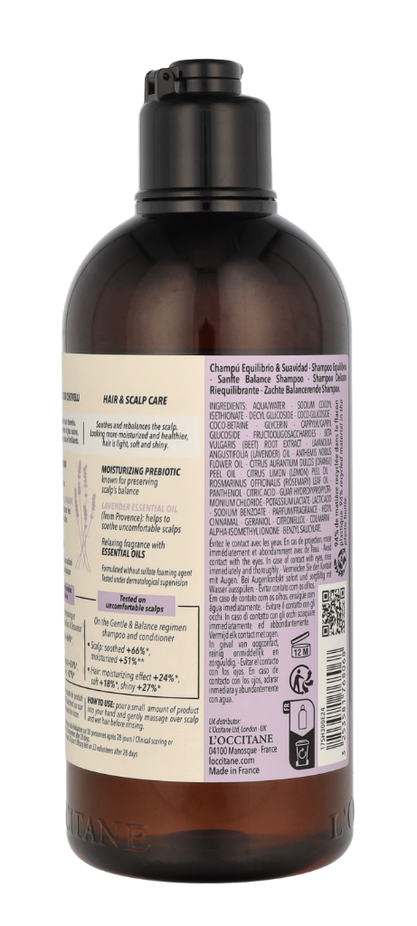 L'Occitane Gentle & Balance Shampoo 300 ml