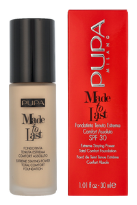 Pupa Made To Last Total Comfort Foundation SPF10 30 ml
