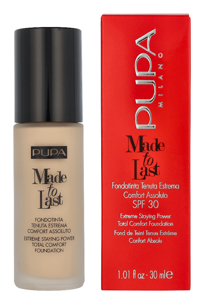 Pupa Made To Last Total Comfort Foundation SPF10 30 ml