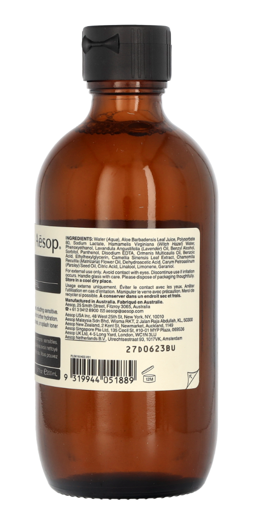 Aesop Parsley Seed Anti Oxidant Facial Toner 200 ml