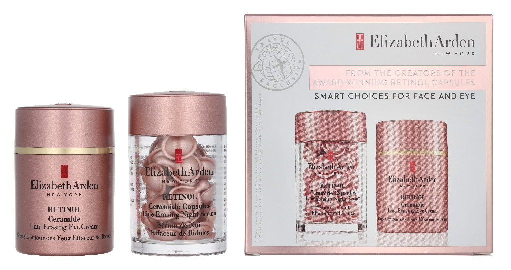 E. Arden Retinol Face Eye Travel Set 29 ml
