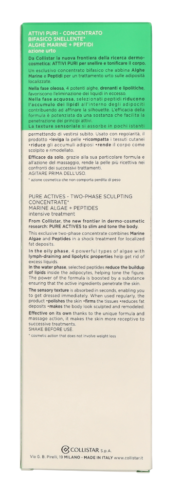 Collistar Two-Phase Sclupting Concentrate 200 ml