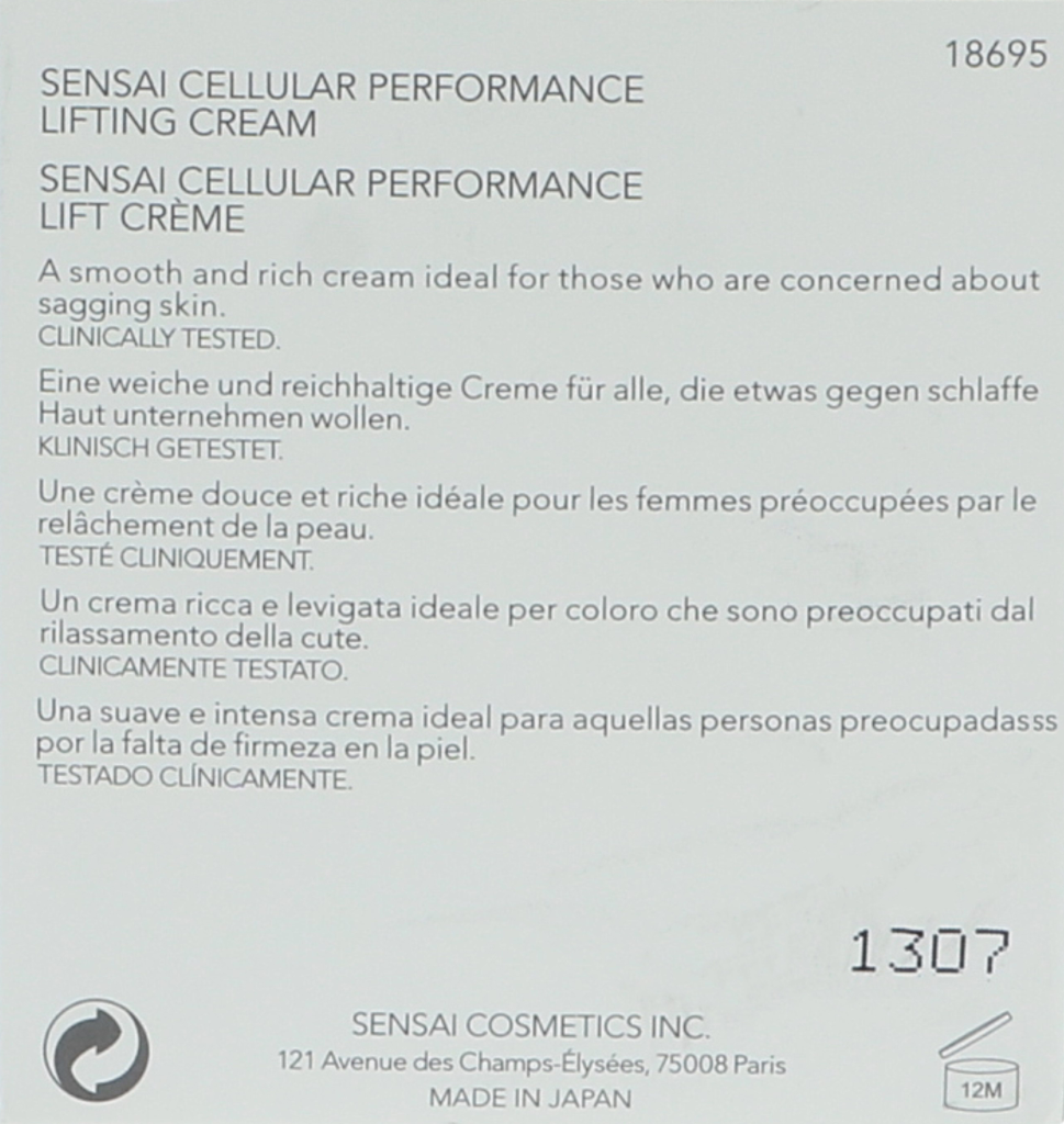 Sensai CP Lifting Cream 40 ml