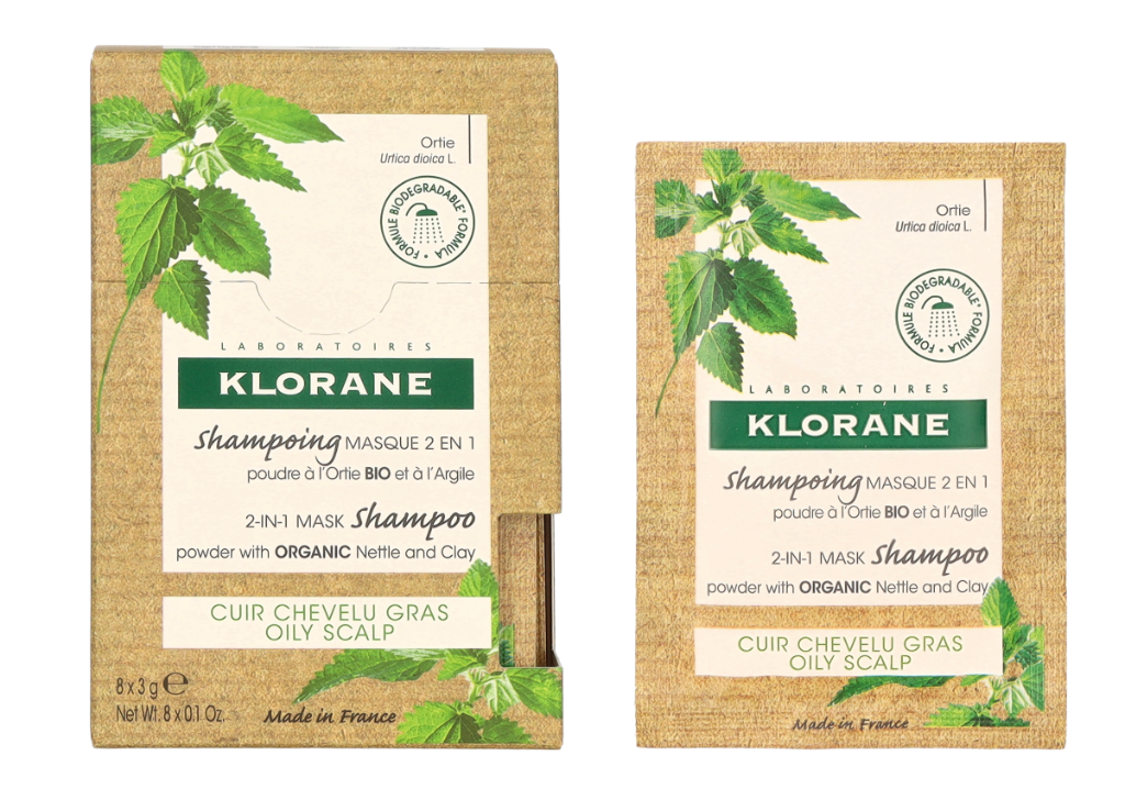 Klorane Nettle & Glay Powder Shampoo Mask 24 g