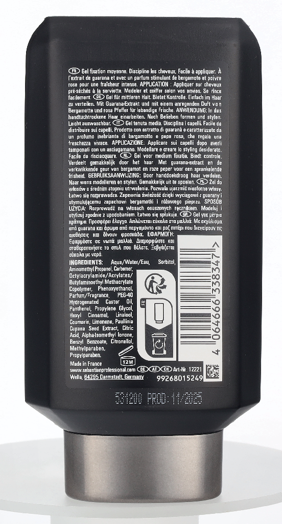 Sebastian Seb Man The Player Medium Styling Gel 150 ml