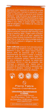 A-Derma Protect AC Mattifying Fluid SPF50+ 40 ml