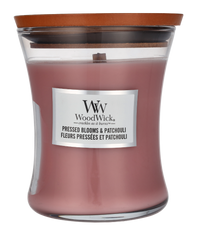 Woodwick Pressed Blooms & Patchouli Medium Hourglass Candle