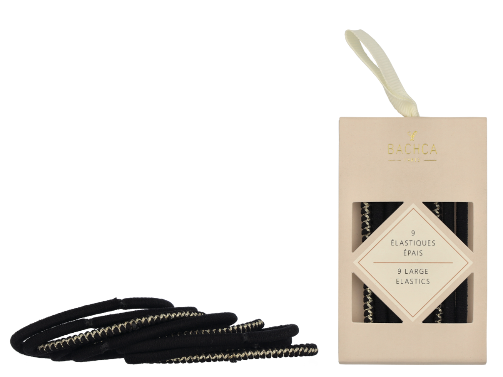 Bachca Paris Thick Hair Elastics Set 9 stuk