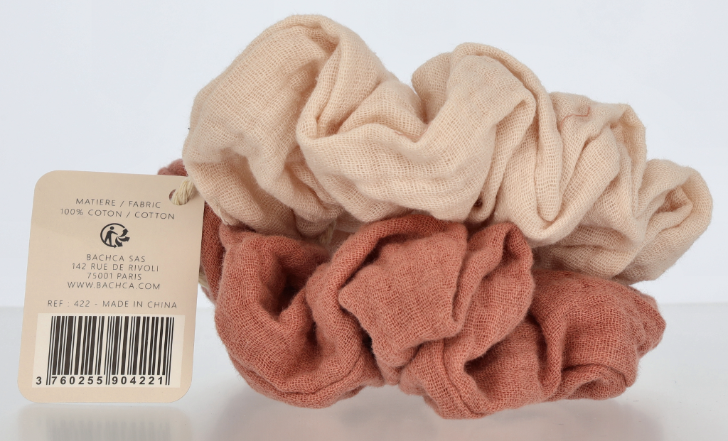 Bachca Paris Stretchy Cotton Scrunchie Set 2 piece