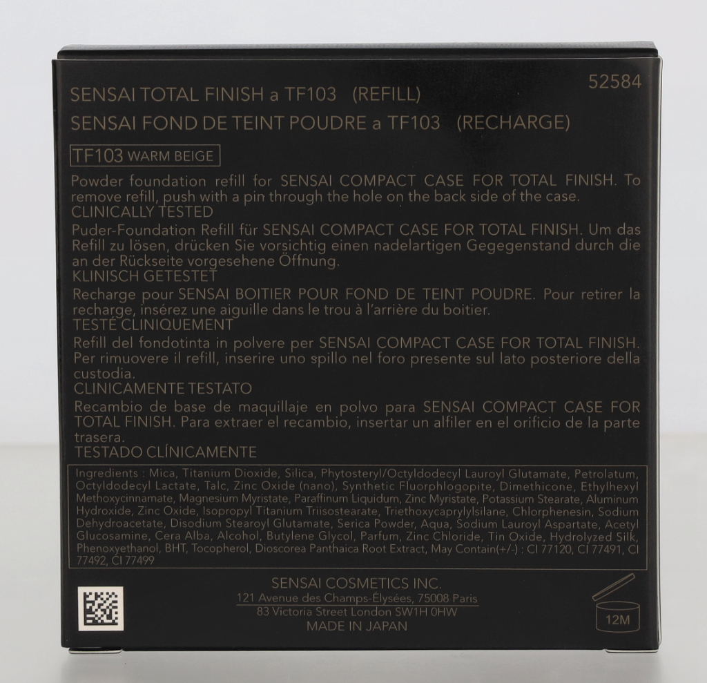 Sensai Total Finish Foundation SPF10 - Refill 11 g