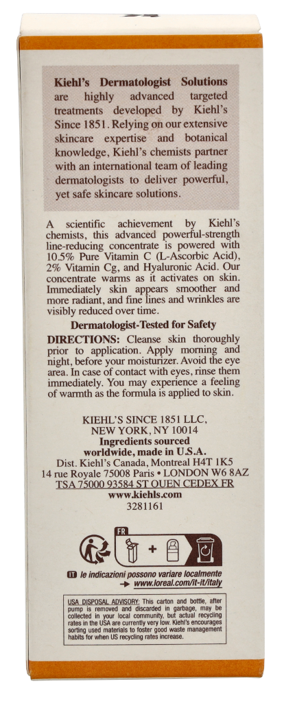 Kiehl's Powerful Strength Line Reducing Concentrate 100 ml