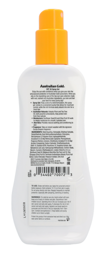 Australian Gold Spray Gel Sunscreen SPF30 237 ml