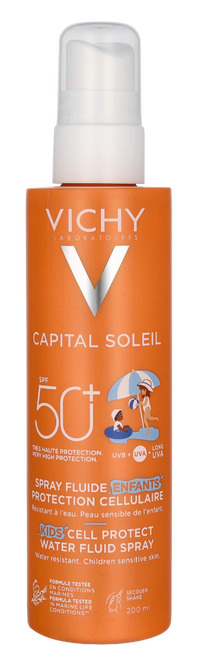 Vichy Capital Soleil Kids Cell Protect Fluid Spray SPF50+ 200 ml