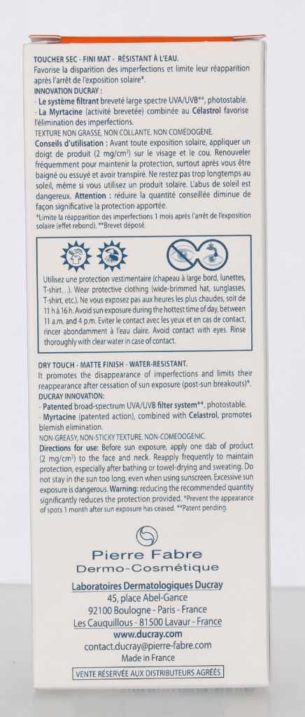 Ducray Keracnyl Anti-Blemish Fluid SPF50+ 50 ml