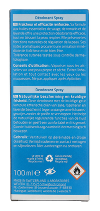Weleda Sage Deodorant Natural Spray 100 ml