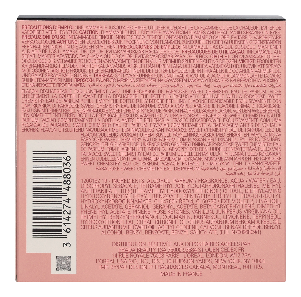 Prada Paradoxe Sweet Chemistry Edp Spray 30 ml