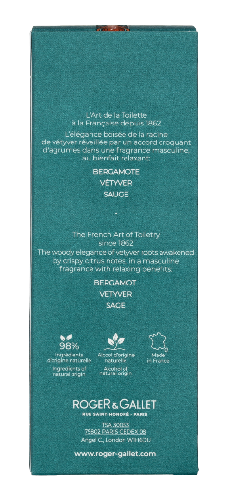 Roger & Gallet Vetyver Wellbeing Fragrant Water 100ml 100 ml
