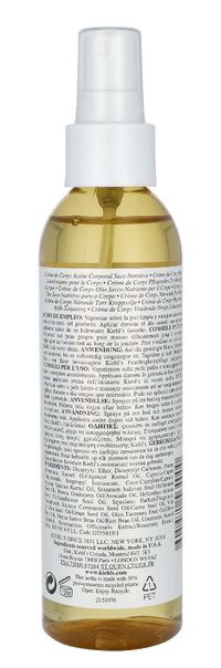 Kiehl's Creme De Corps Nourishing Dry Body Oil 175 ml