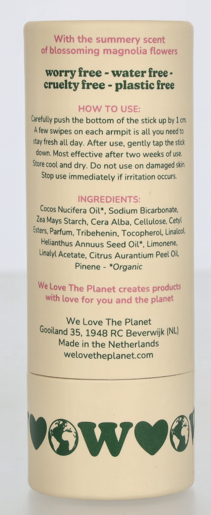 We Love The Planet Original Deodorant Stick 40 g