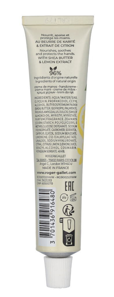 Roger & Gallet Cedrat Hand Cream 30 ml