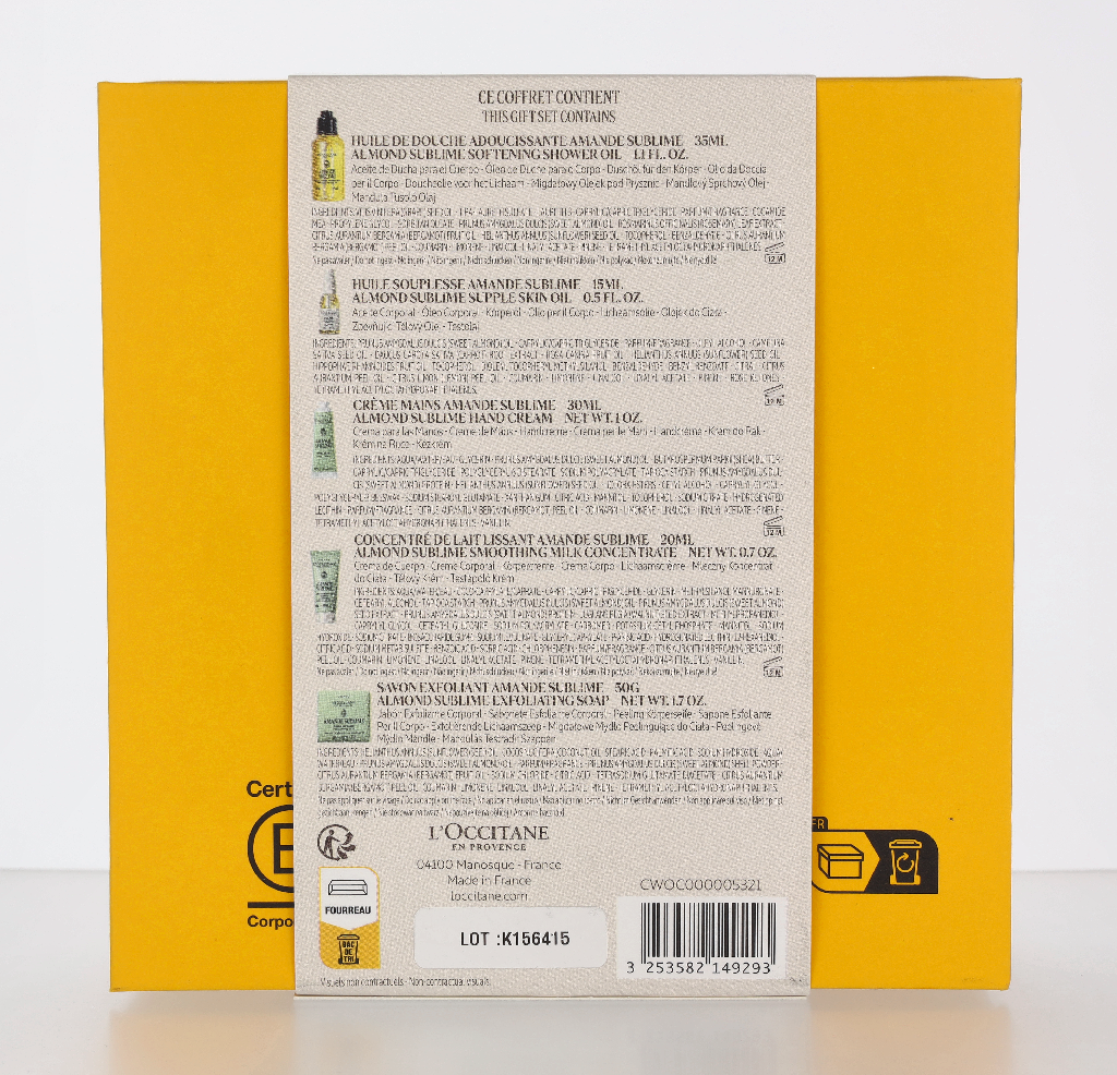 L'Occitane Almond Sublime Routine Giftset 150 ml