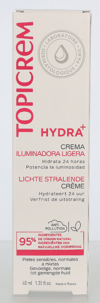 Topicrem Radiance Moisturizing Light Cream 40 ml