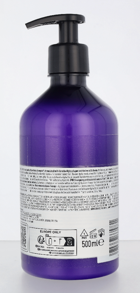 L'Oreal Serie Expert Keratin Alpha Sleek Shampoo 500 ml