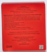Shiseido Essential Energy Hydrating Day Cream SPF20