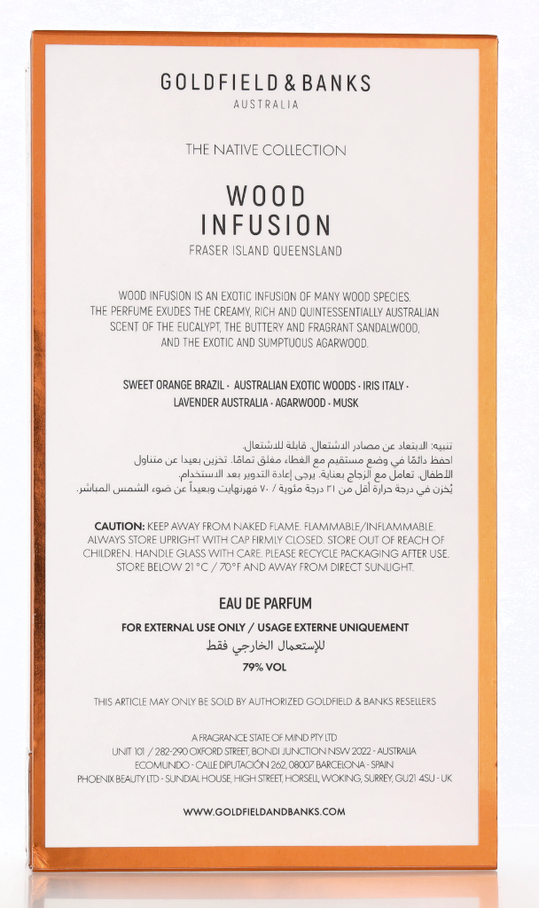 Goldfield & Banks Wood Infusion Eau de parfum Spray 100ml