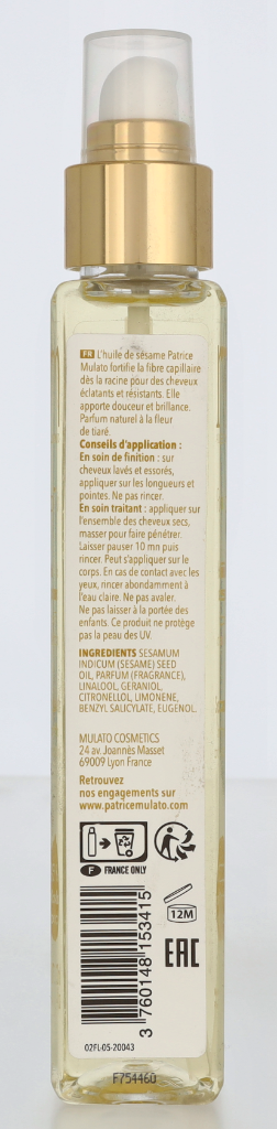 P. Mulato Flow'Air Sesame Oil 120 ml