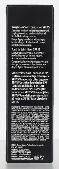 Bobbi Brown Weigthless Skin Foundation SPF15 30 ml