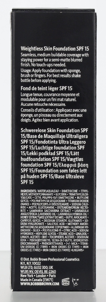 Bobbi Brown Weigthless Skin Foundation SPF15 30 ml