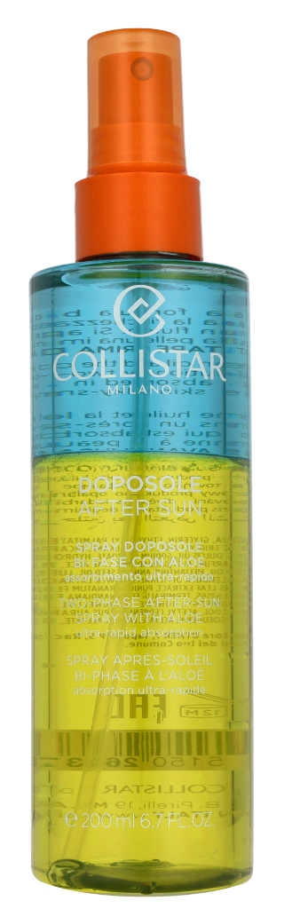 Collistar Two-Phase After Sun Spray With Aloe 200 ml