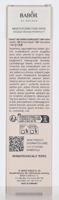 Babor Skinovage Moisturizing Foam Mask 75 ml