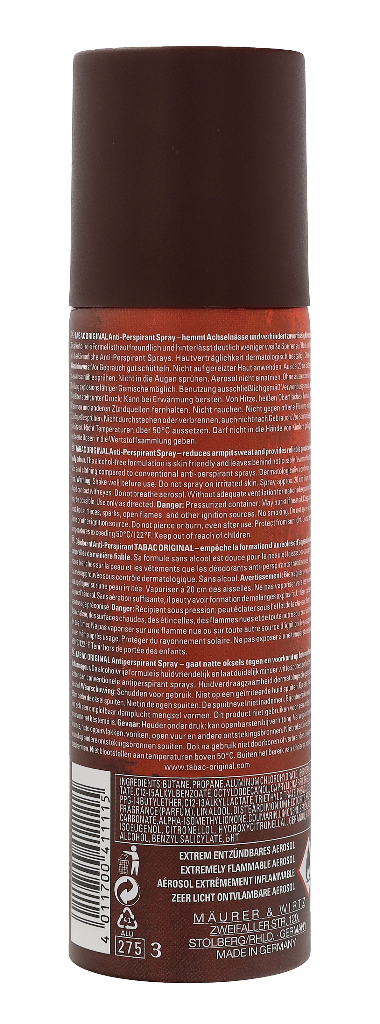 Tabac Original Deo Spray Anti-Perspirant 200ml