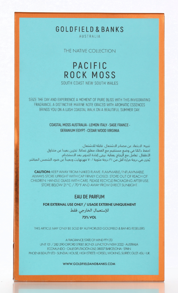 Goldfield & Banks Pacific Rock Moss Edp Spray 100 ml