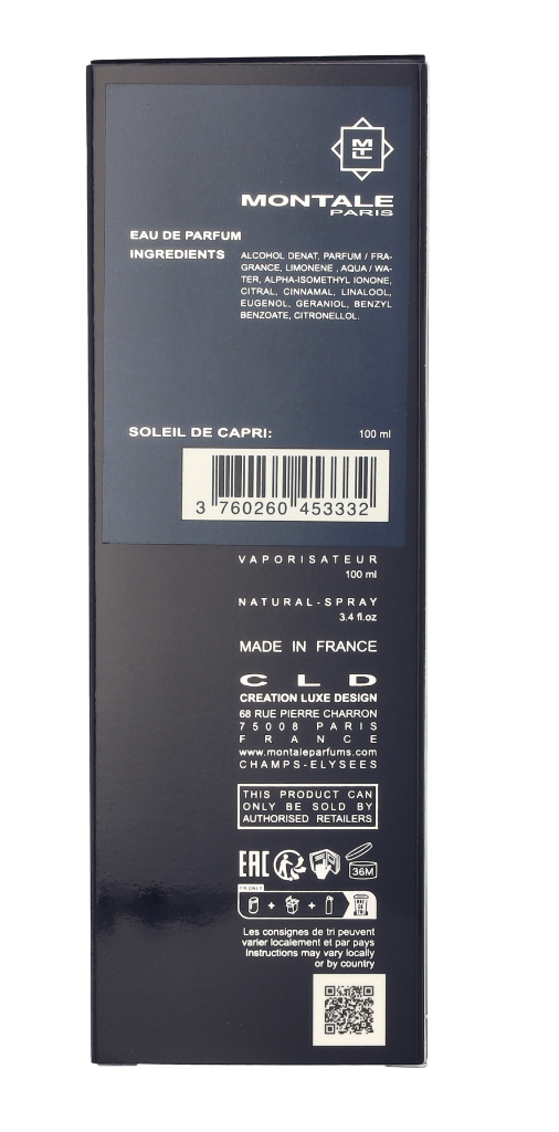 Montale Soleil de Capri Edp Spray 100 ml