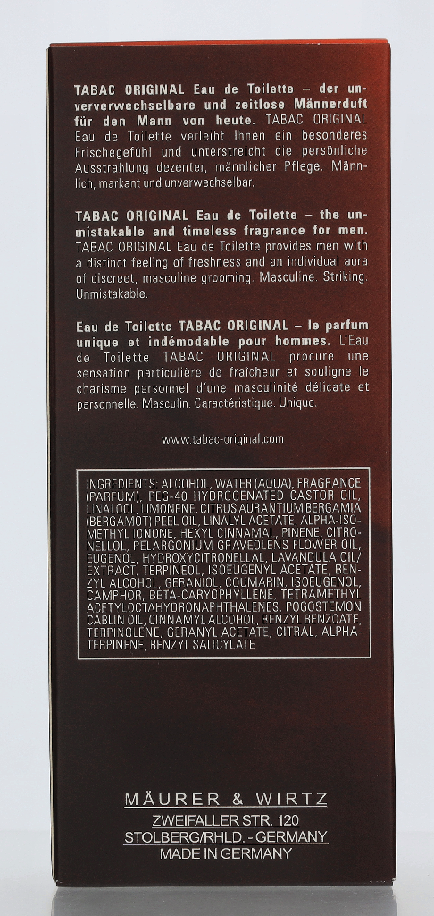 Tabac Original Edt Spray 100 ml