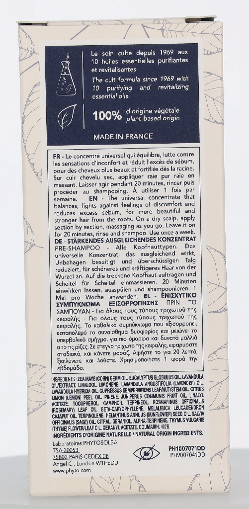 Phyto Polleine Balancing Fortifying Concentrate POLLEINE CONCENTRE EQUILIBRANT FORTIFIANT 30 ml