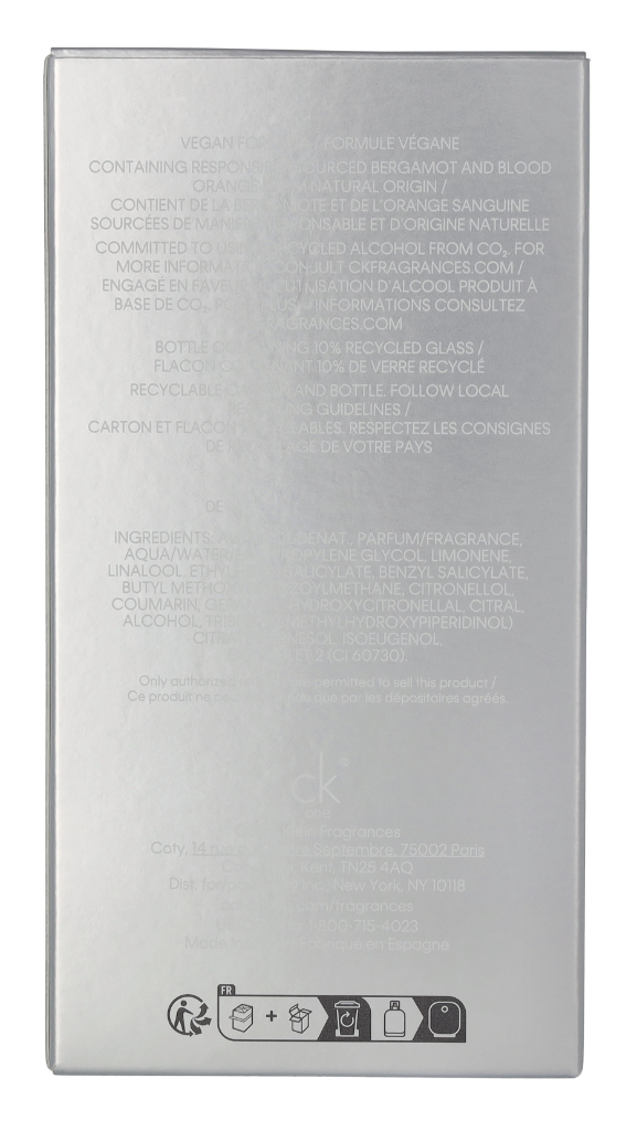Calvin Klein Ck One Essence Parfum Edp Spray