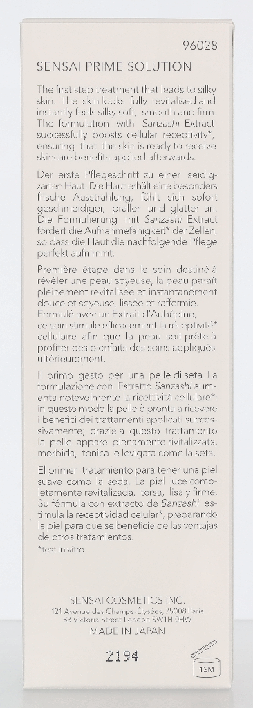 Sensai Prime Solution 75 ml