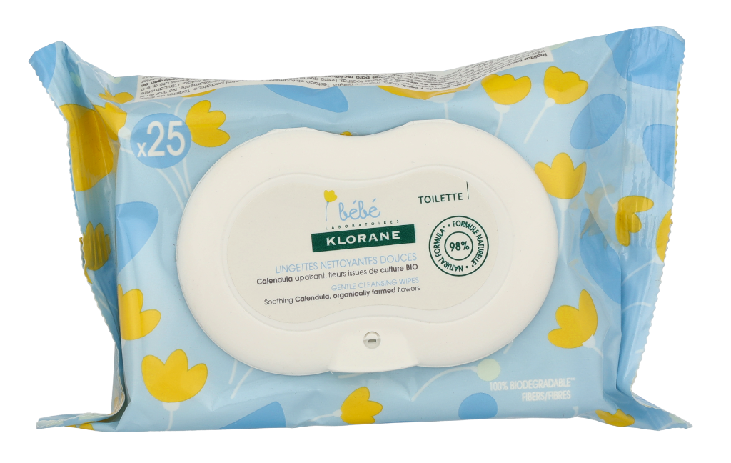 Klorane Bebe Gentle Cleansing Wipes