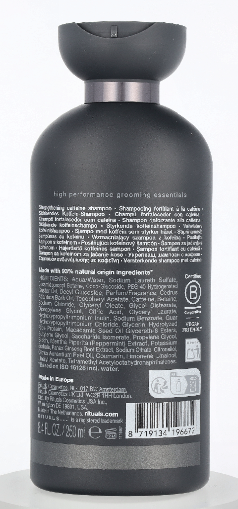 Rituals Homme Strengthening Caffeine Shampoo 250 ml
