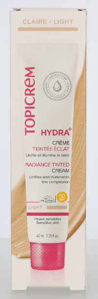 Topicrem Hydra+ Radiance Tinted Cream SPF 50 40 ml
